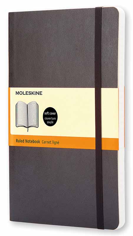 MOLESKINE TACCUINO CLASSICO CON COPERTINA MORBIDA PAGINE A RIGHE