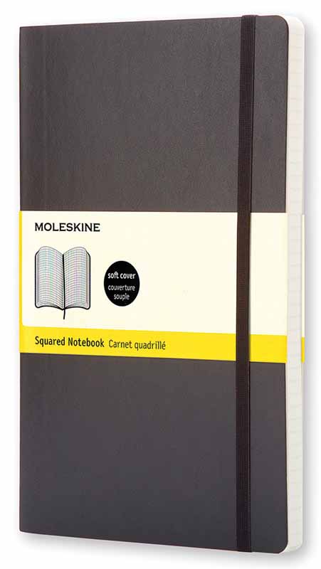 MOLESKINE TACCUINO CLASSICO CON COPERTINA MORBIDA PAGINE A QUADR