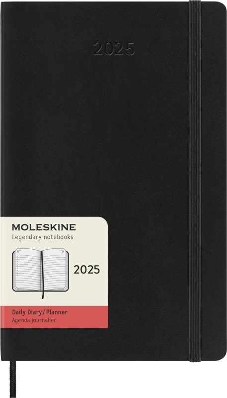 MOLESKINE AGENDA GIORNALIERA LARGE cm 13x21 COPERTINA MORBIDA
