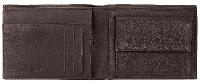 MASCALZONE LATINO PORTAFOGLIO UOMO IN PELLE COLORE MARRONE cm 10