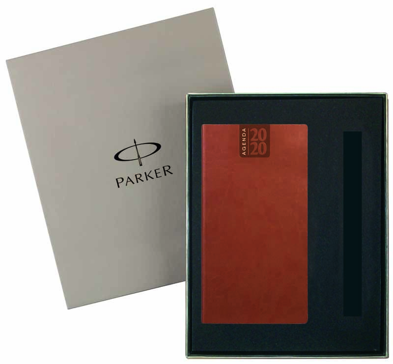 PARKER CONFEZIONE REGALO CON AGENDA cm 8x15 (PER PENNA SINGOLA)