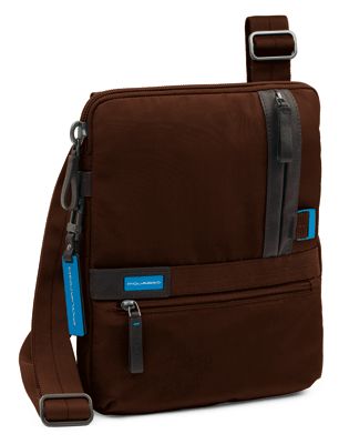 BORSELLO CON DOPPIA TASCA FRONTALE CHIUSA DA ZIP cm. 23,5x27x4