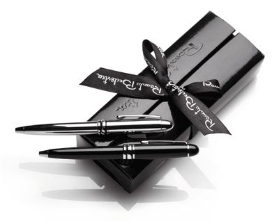 R. BALESTRA SET PENNE "BLACK & SILVER"