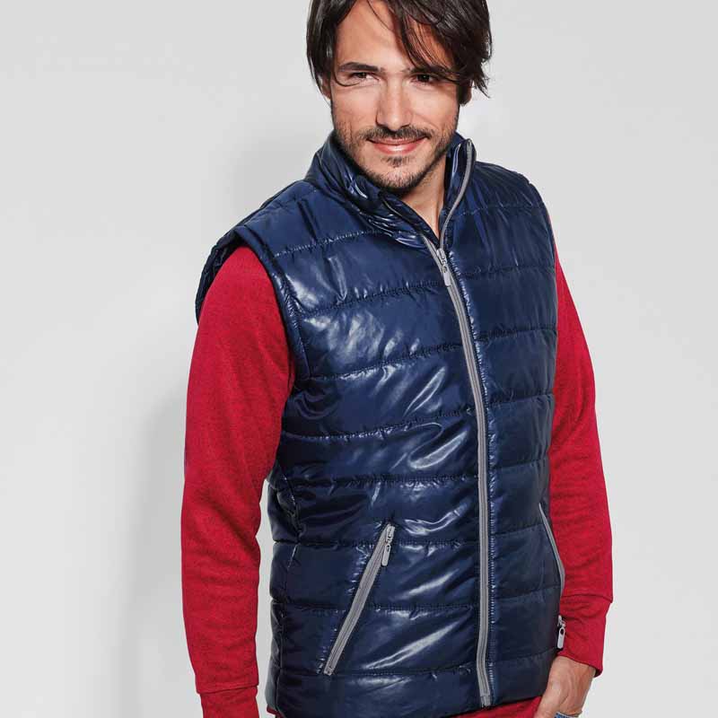 GILET IMBOTTITO MONTANA CON CERNIERA IN CONTRASTO