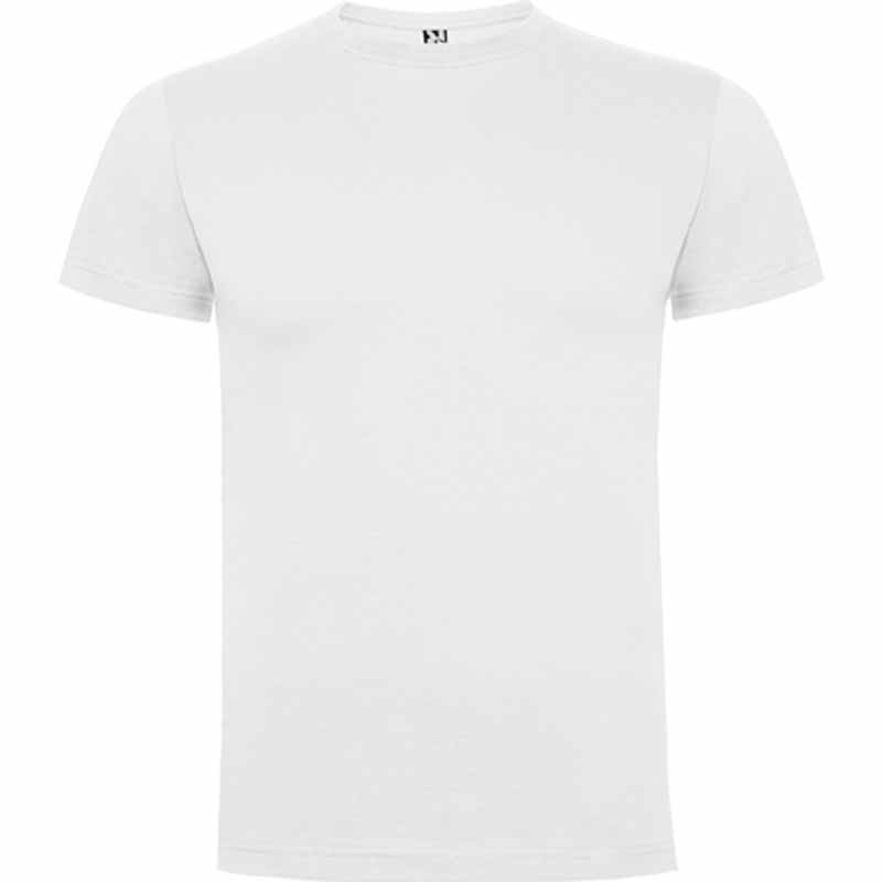 T-SHIRT M/CORTA DOGO PREMIUM GIROCOLLO BIANCA 165gr