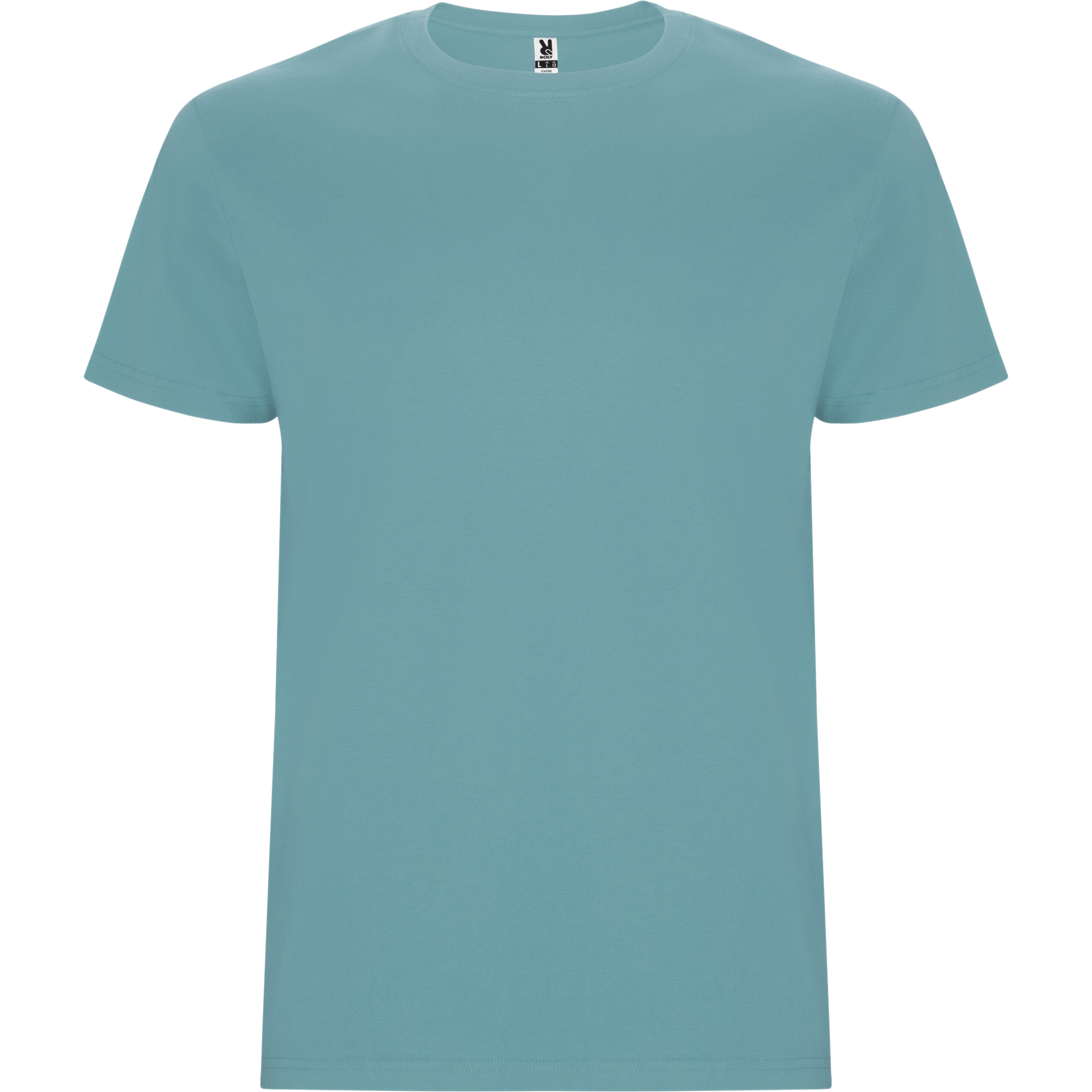 T-SHIRT M/CORTA STAFFORD GIROCOLLO BIANCA 190gr