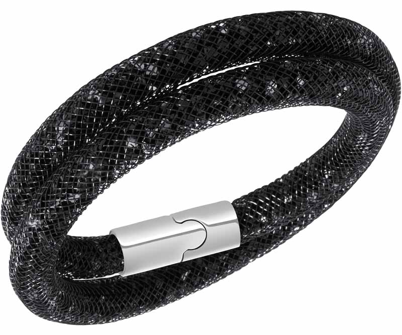 SWAROVSKI BRACCIALETTO STARDUST DOPPIO NERO