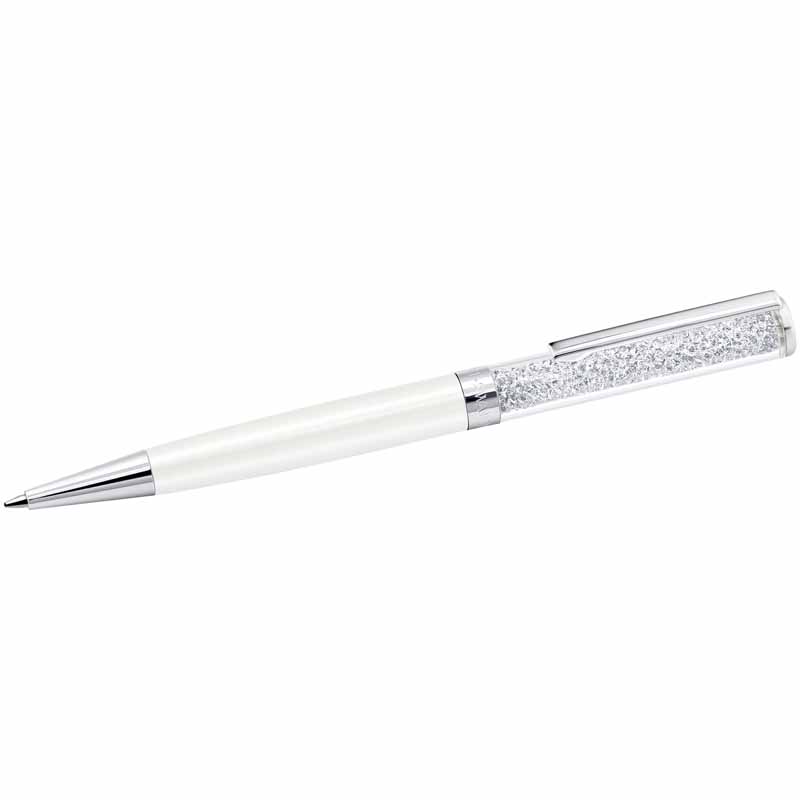SWAROVSKI PENNA A SFERA CRYSTALLINE BIANCO