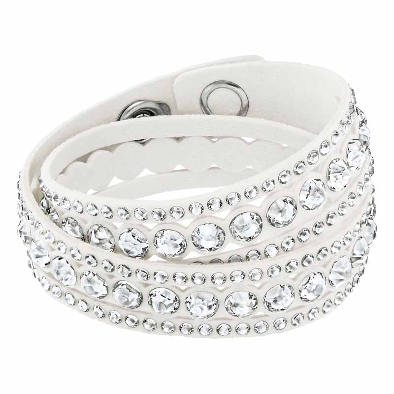 SWAROVSKI BRACCIALETTO SLAKE DOT BIANCO