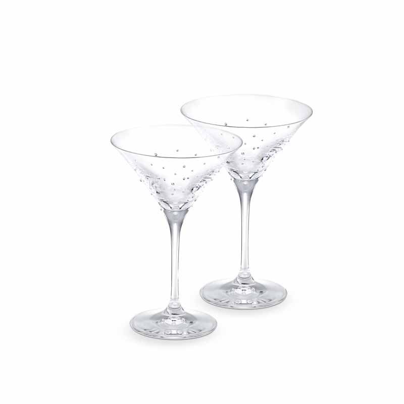 SWAROVSKI SET 2 BICCHIERI DA MARTINI