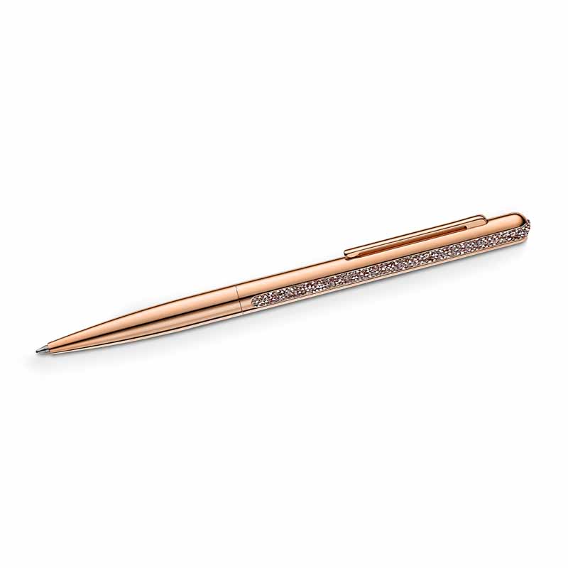 SWAROVSKI PENNA A SFERA CRYSTAL SHIMMER PLACCATA ORO ROSA