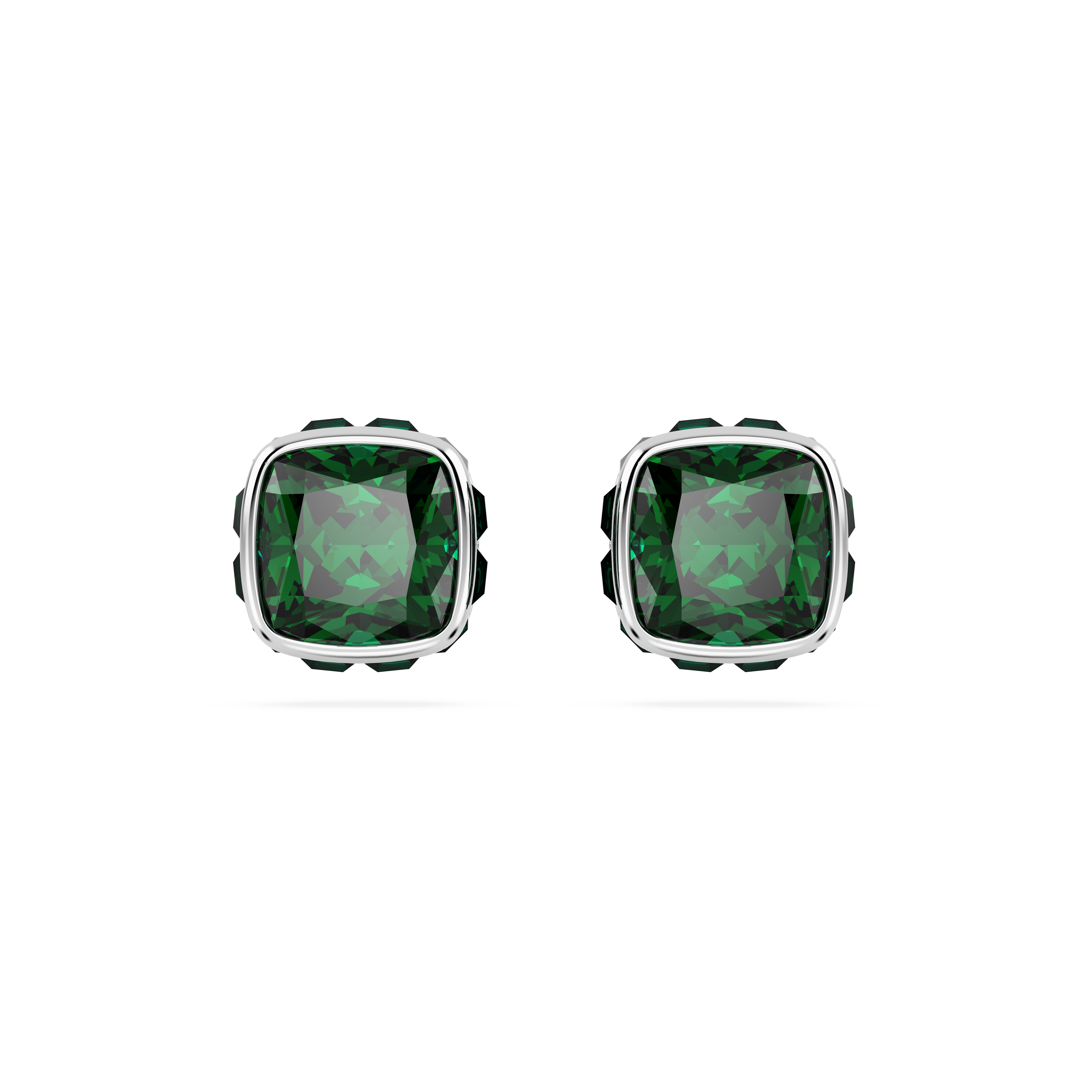 SWAROVSKI ORECCHINI A LOBO BIRTHSTONE VERDE