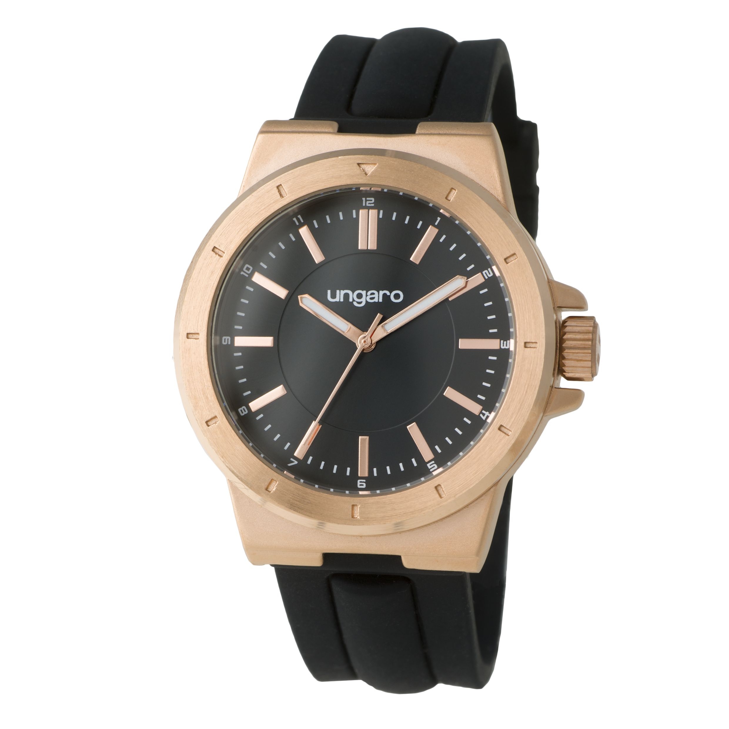 UNGARO OROLOGIO CON CINTURINO IN CAUCCIU' W.R. 3 ATM