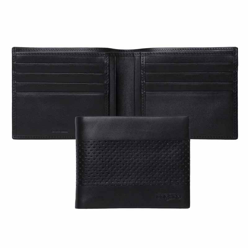 UNGARO PORTAFOGLIO IN PELLE CON 8 P/CC 12x9,7x2 CM