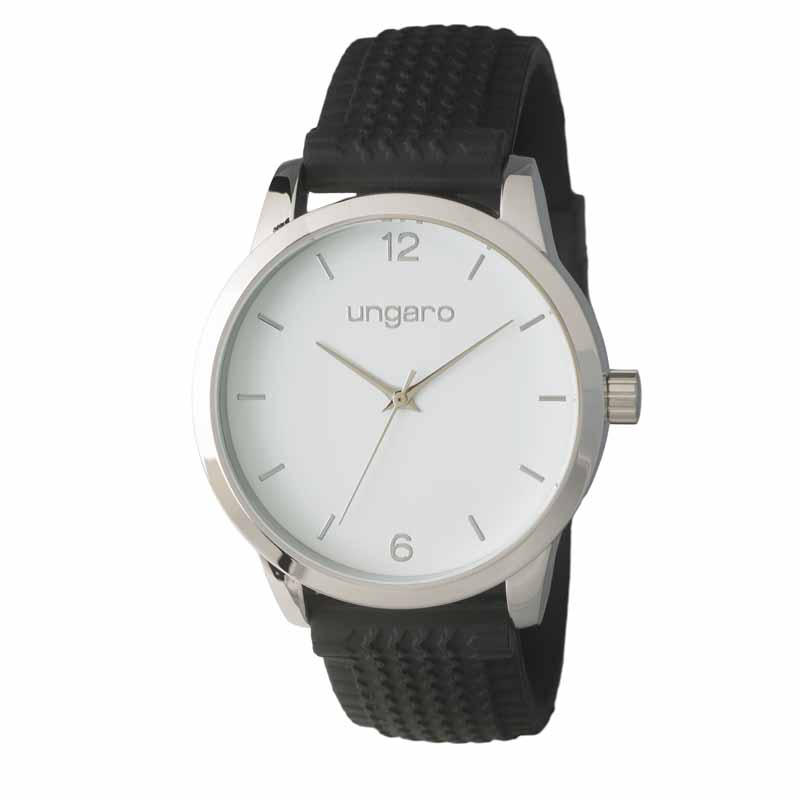 UNGARO OROLOGIO UOMO CINTURINO IN GOMMA 3ATM