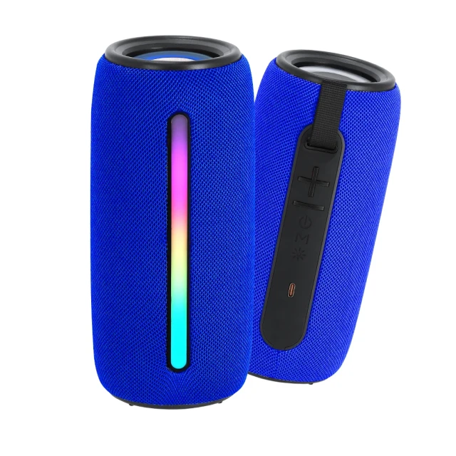 SPEAKER BLUETOOTH® CON LUCI LED MULTICOLORE, POTENZA 5Wx2