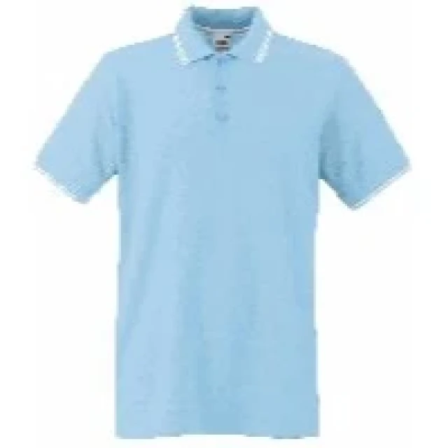 POLO TIPPED M/C 100% COTONE