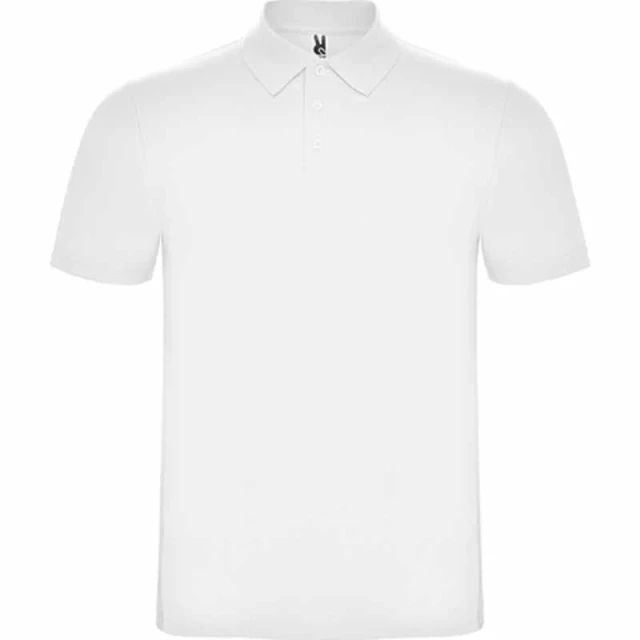 POLO PIQUE' 100% COTONE 3 BOTTONI BIANCA 180gr